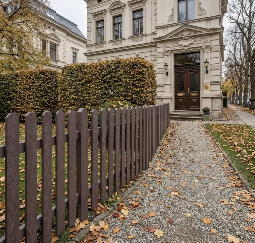 Kunststoffzaun Leipzig Garten