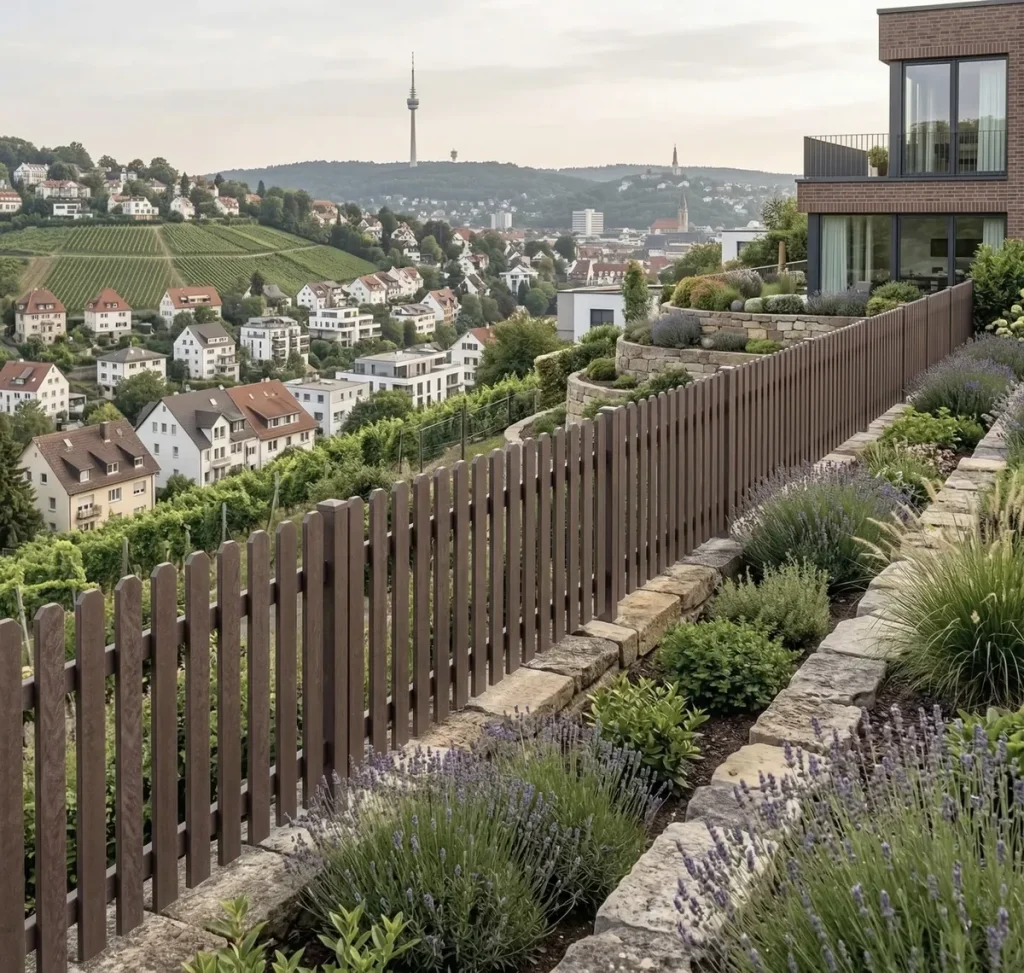 Kunststoffzaun Stuttgart Garten