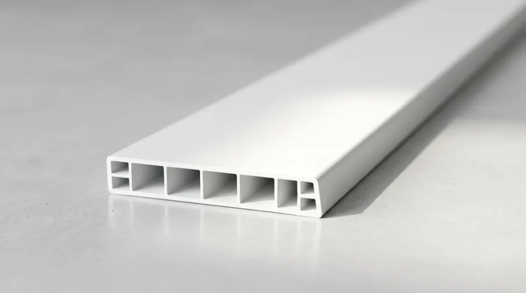 PVC Kunststoff Zaunlatten weiss